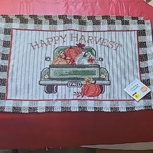 Happy Harvest Fall  Tapestry Placemat